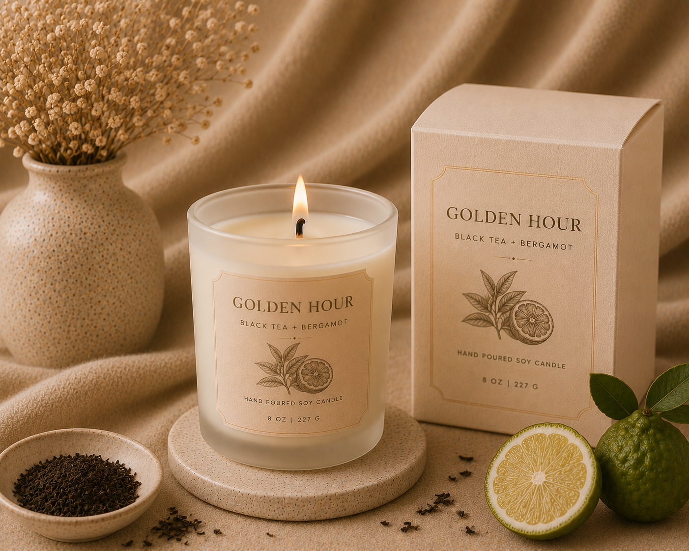GOLDEN HOUR Coconut Soy Candle