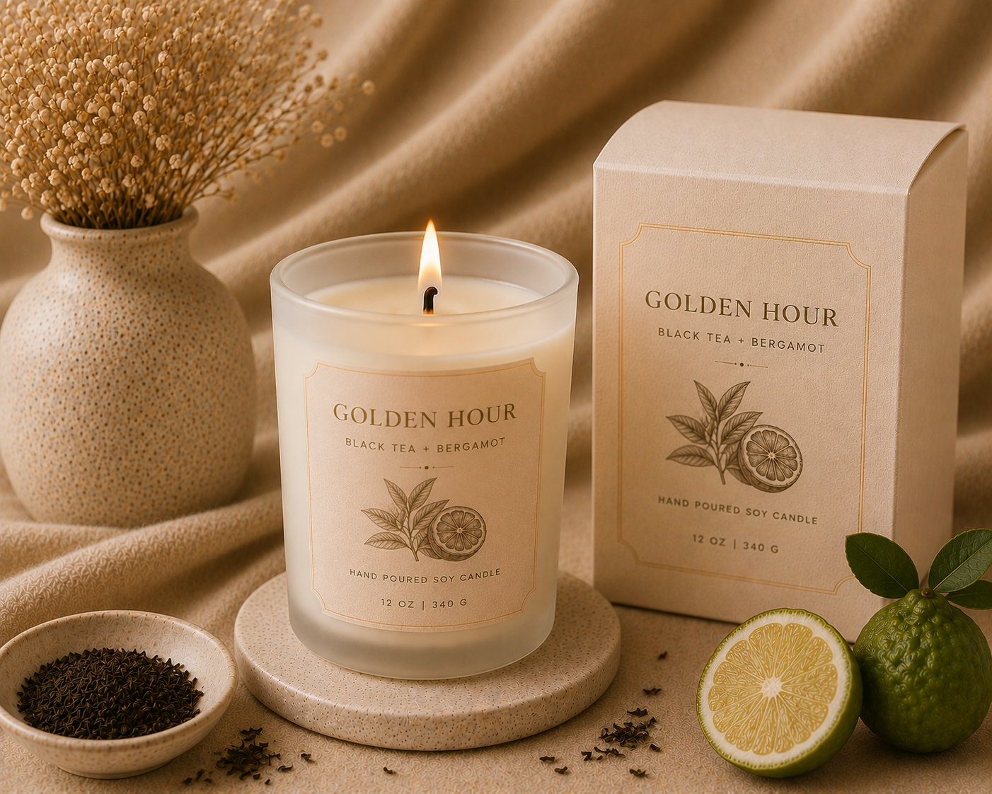 GOLDEN HOUR Coconut Soy Candle