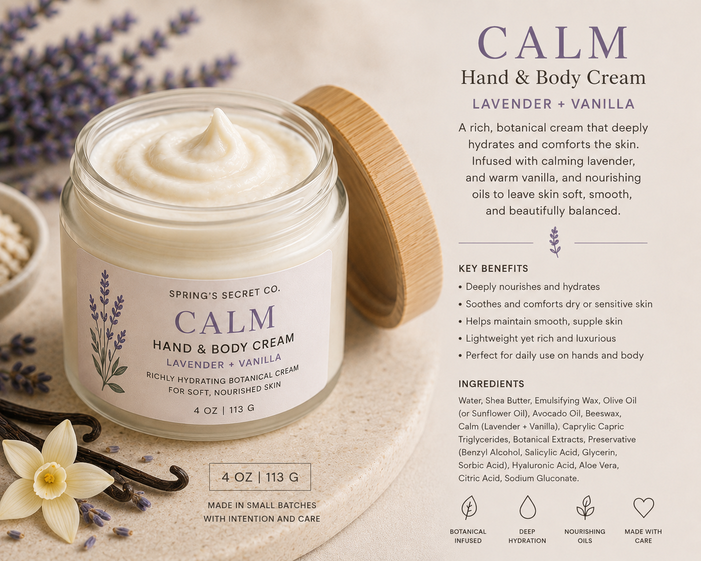 CALM Hand & Body Cream