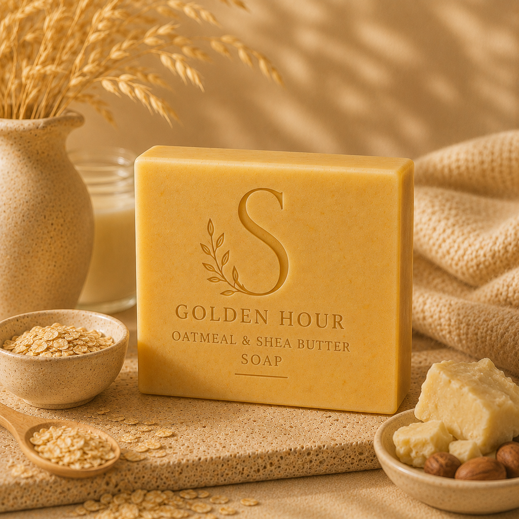 GOLDEN HOUR Oatmeal & Shea Butter Soap Bar